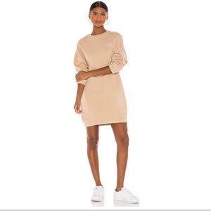 Revolve OW Collection Kelly Sweat Dress in Tan Size Medium